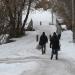 Пешеходный мост через реку Холынка в городе Ржев