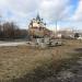 Цветочная клумба в городе Москва