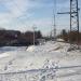 Насыпь для дополнительного железнодорожного пути в городе Москва