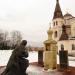 Часовенный столб и памятник Александру Невскому
