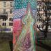 Teilstück der Berliner Mauer in Stadt Würzburg