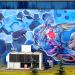 Mural „Serce Adama” in Łódź city