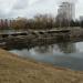 Мост/водопад в городе Минск