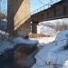 Железнодорожный мост через реку Пивоварку в городе Барнаул
