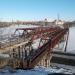 Трубопроводный и пешеходный надземный переход в городе Барнаул