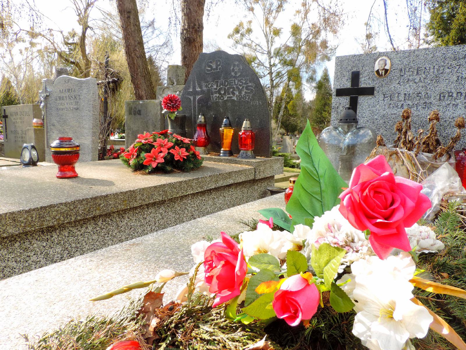 The grave of Tadeusz Foryś Warsaw