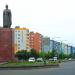 Monument Shota Rustaveli in Rustavi city