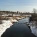 Железнодорожный мост через реку Исеть в городе Екатеринбург
