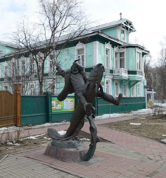 Скульптура "Архангельский мужик" - Архангельск