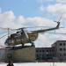 Памятник-вертолёт Ми-8Т в городе Агалатово