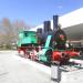 Old steam train in Sofia city