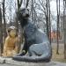 Bagheera and Mowgli in Priozersk city
