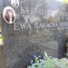 The grave of Ewa Sałacka in Warsaw city