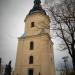 Cathedral's belfry in Kielce city