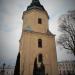 Cathedral's belfry in Kielce city