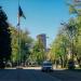 Аллея в городе Днепр
