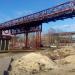 Трубопроводная эстакада в городе Череповец