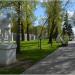 Аллея со скульптурами в городе Казань