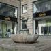 Fountain in Stuttgart city