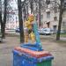 Скульптура «Девочка с самокатом» в городе Минск