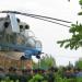 Вертолёт-экспонат Ми-24В в городе Тюмень