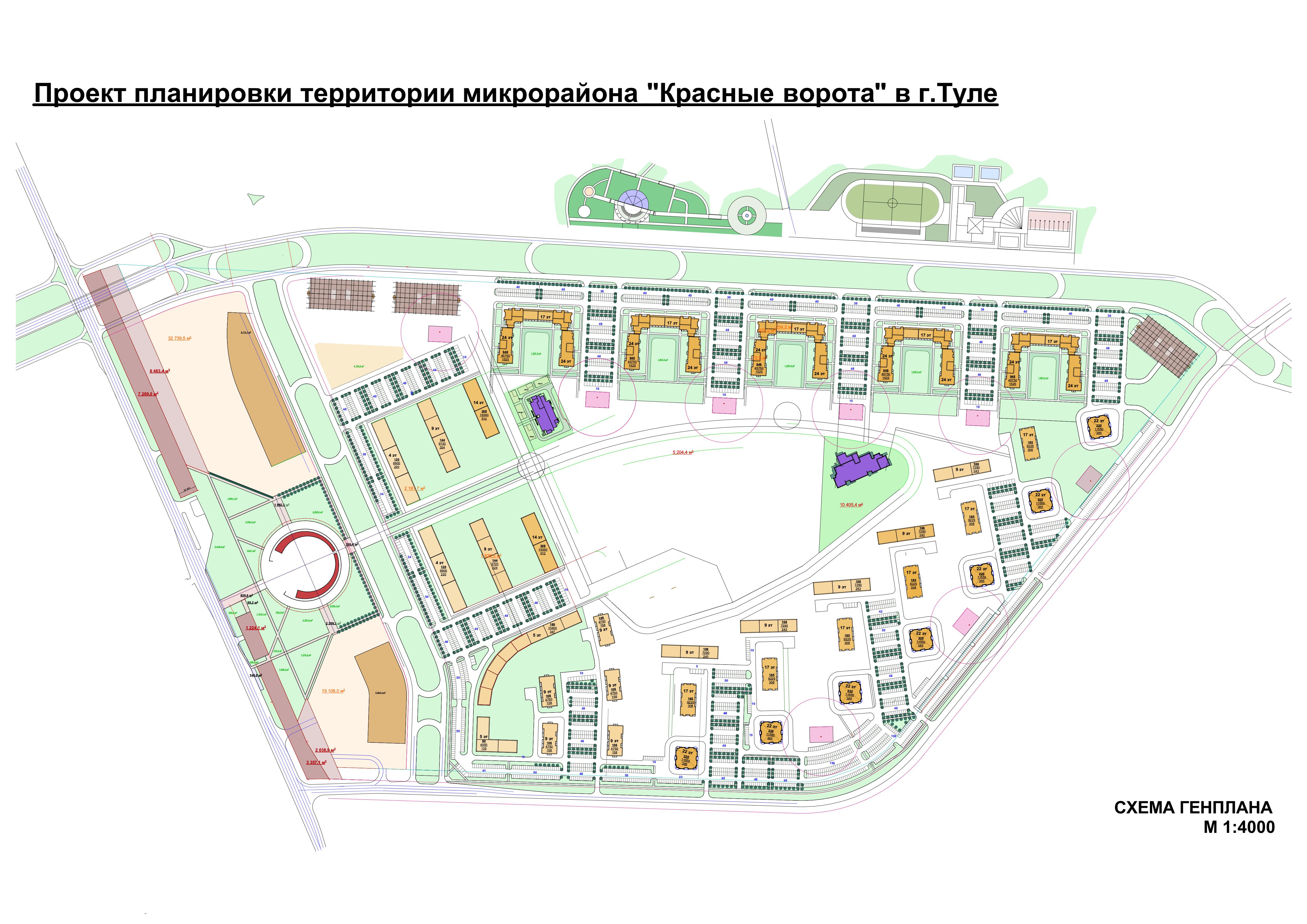 Строящийся микрорайон «Красные Ворота» - Тула