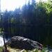 Haukilampi lake in Vyborg city