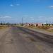 Железнодорожный переезд  в городе Жезказган