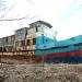 Пароход довоенной постройки в городе Самара