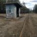 Заброшенная трамвайная остановка в городе Тверь