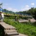 Мост через водопад в городе Коростышев