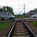 Железнодорожный переезд в городе Павловский Посад