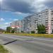 Разделительная полоса в городе Череповец