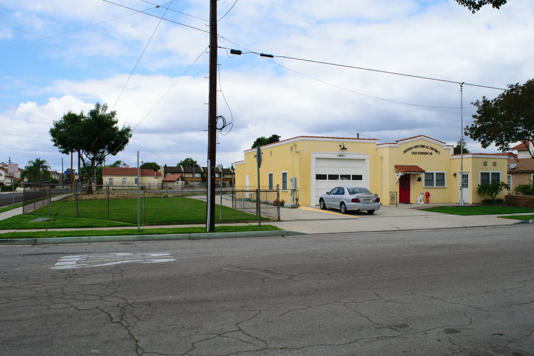 Old Station 30 Artesia, California fire service, historical building