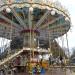 Merry-go-round for children in Paris city