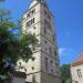 Tower of St Emmeram church in Regensburg city