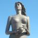 Скульптура девушки в городе Ишим
