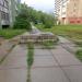 Надземный участок теплосетей в городе Череповец