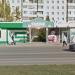 Остановка автобуса в городе Октябрьский