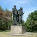 Monument of Tycho Brahe and Johannes Kepler in Prague city