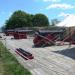 Reconstructed War of 1812-era artillery battery in Baltimore, Maryland city
