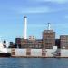 Domino Sugar Plant in Baltimore, Maryland city