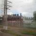 Паровоз-памятник Эм 723-37 в городе Няндома