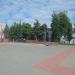 Вечный огонь и памятник в честь победы в Великой Отечественной войне в городе Владимир