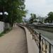 Пешеходный мост через реку Псахо в городе Сочи