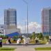 Скульптура «Белый медведь» в городе Екатеринбург