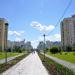 Аллея в городе Екатеринбург