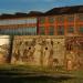 Mur oporowy z basztami w zespole zabudowań huty „Donnersmarck” in Zabrze city