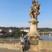 Statue of St. Anne in Prague city