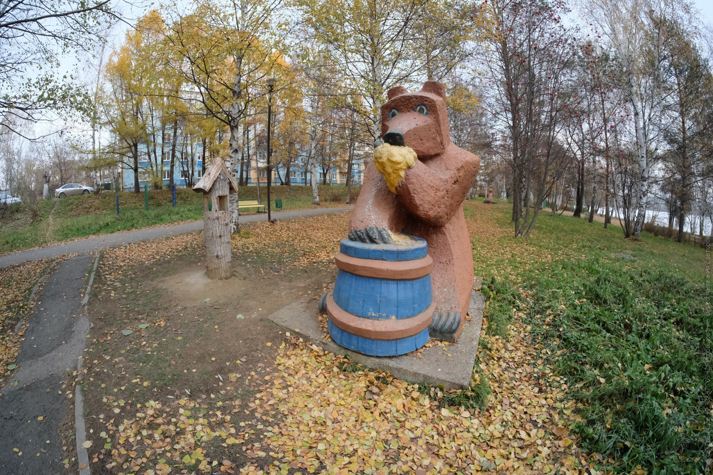 Парк Пушкина Лысьва статуя